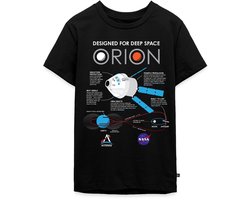 NASA Ontwerpkenmerken van het Orion-ruimtevaartuig Premium T-Shirt Tiener