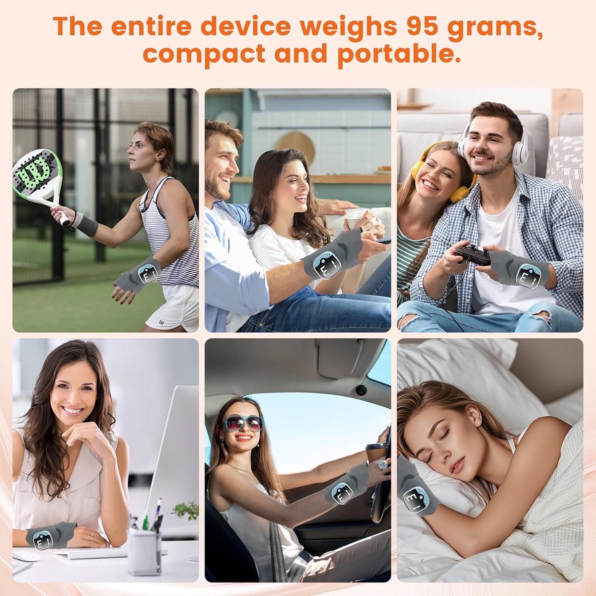 BeltAvenue EMS Polsmassageapparaat Draadloos met 5 Modi - afbeelding 3