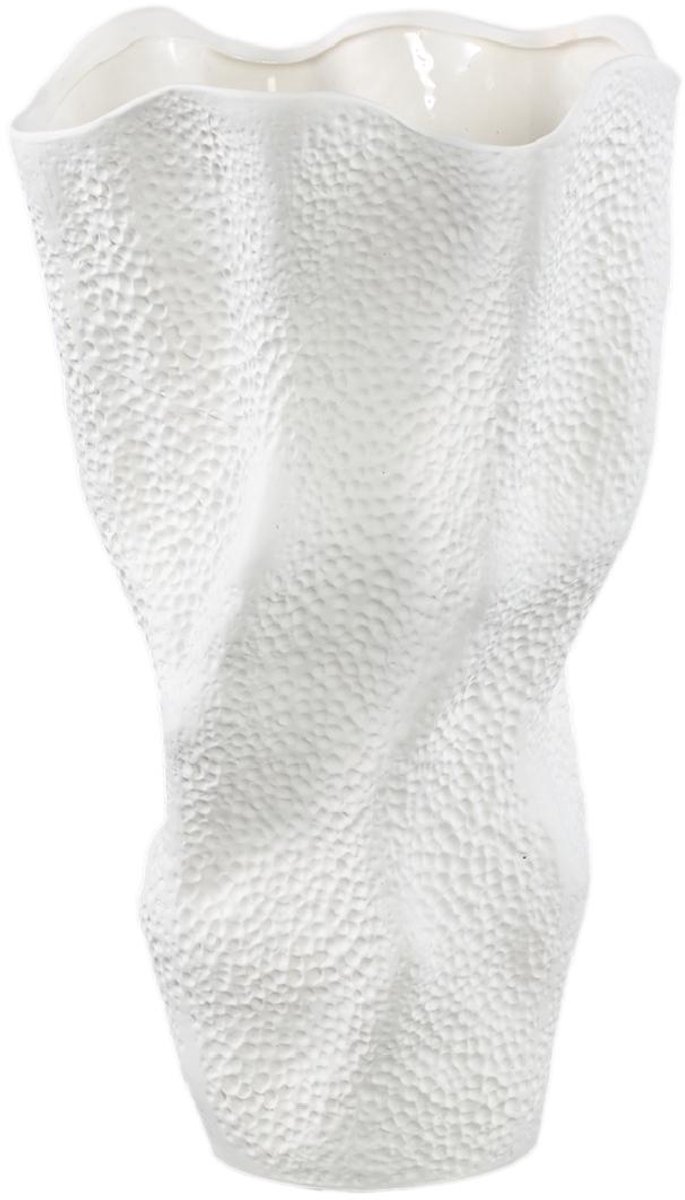 PTMD - Vaas Violettee - Wit - 22x17x38cm
