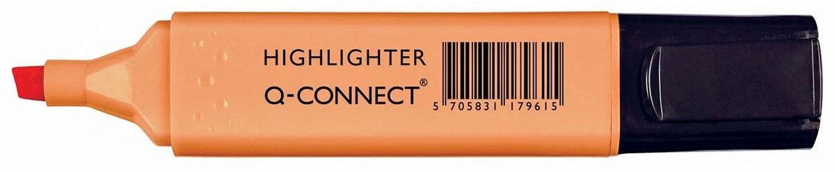 Q-CONNECT markeerstift pastel | oranje