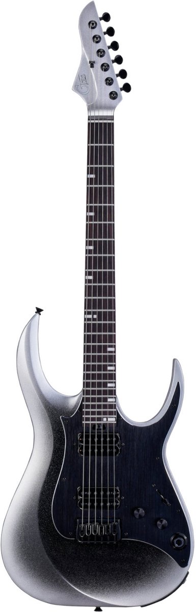 Mooer GTRS Guitars Modern 800 Dark Silver Intelligent Guitar met gigbag