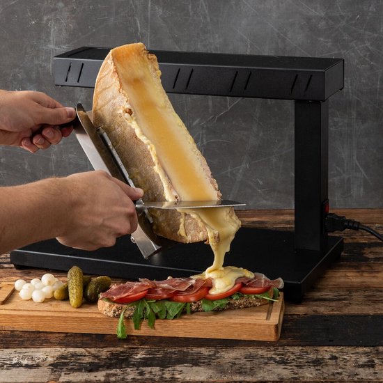 Boska Raclette Demi â€“ Traditionele Raclette - Draaibaar Frame RVS â€“ Voor Halve Raclettekaas — afbeelding 4