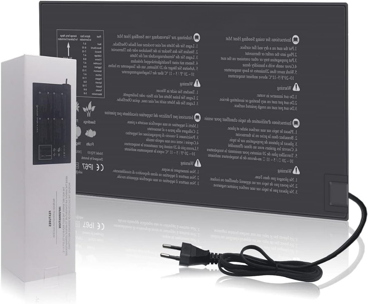 VIN® Warmtemat Planten - Waterdicht - Kweekmat 21 watt – Kweekmat Verwarmingsmat - Kweken - Propagator – Mogelijk Voor Terrarium