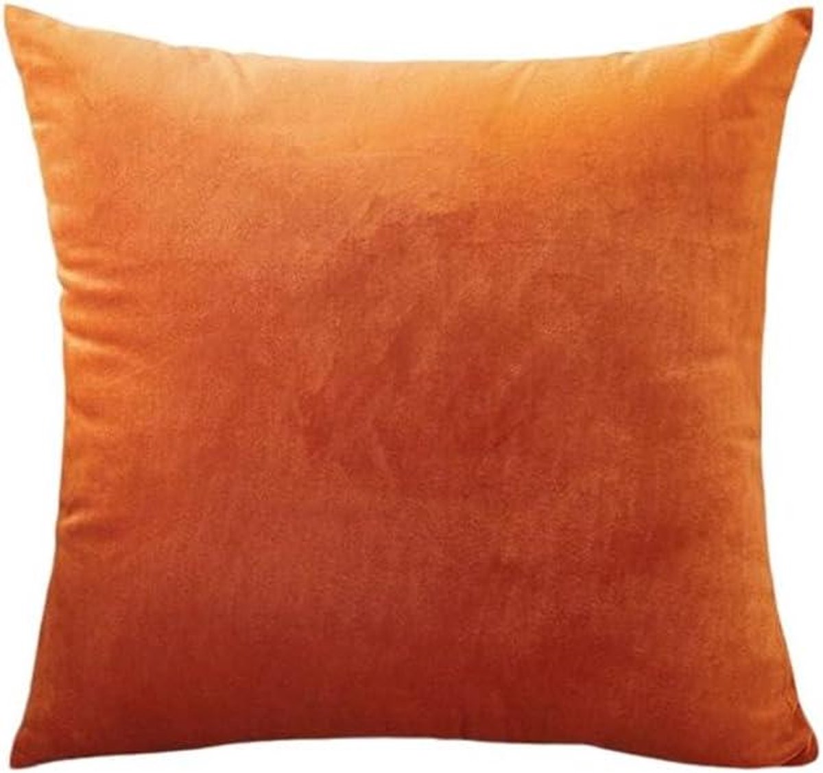 Cosensi Kussenhoezen van fluweel voor bank en slaapkamer - 50 x 50 cm - Oranje Any