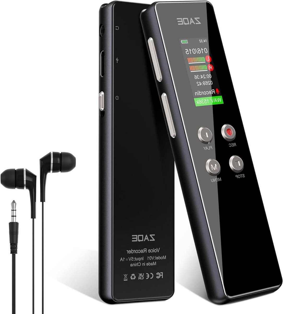 Cosensi Digitaal Dicteerapparaat 64 GB met Spraakherkenning - Product - €86,99