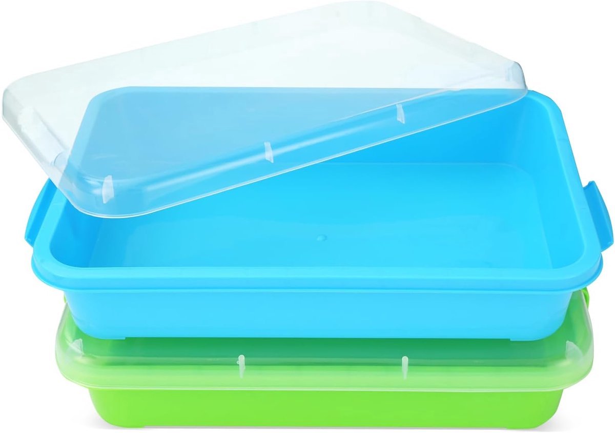 Stunq® Duurzame Zandbak Set met Verstelbaar Deksel - Stimuleer Sensorisch Ontwikkeling