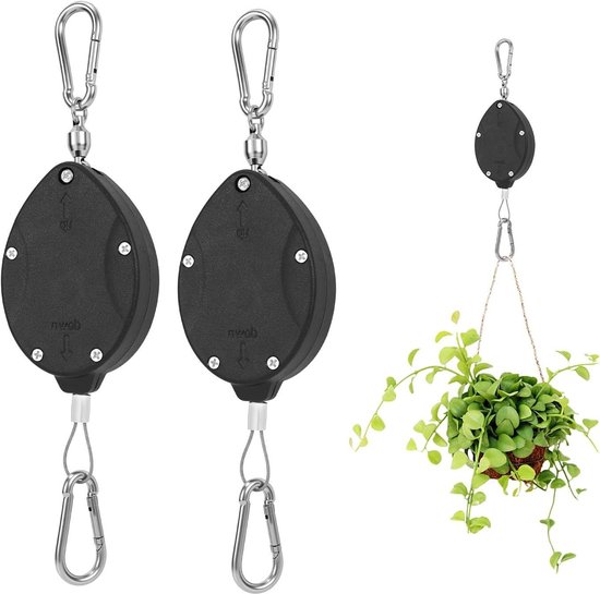 Stukken Intrekbare Plant Katrol Plant Katrol Hangende Haak Bloempot Voor Bloem Manden Vogelvoeders Vogelkooi 2 Stuks Stukken Intrekbare Plant Katrol Plant Katrol Hangende Haak Bloempot Voor Bloem Manden Vogelvoeders Vogelkooi 2 Stuks
