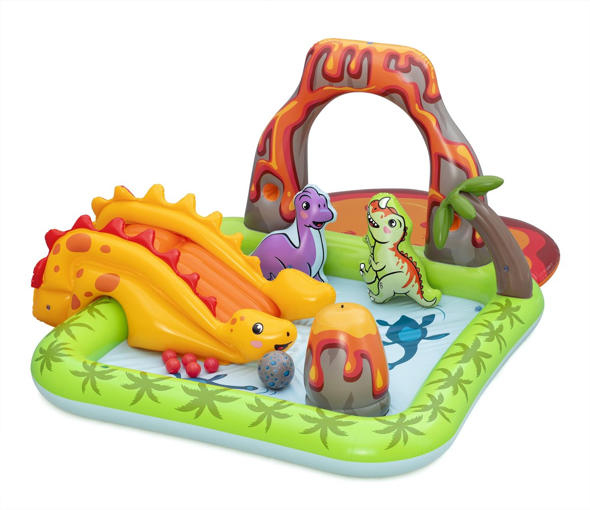 Bestway® Volcano Springs™ Opblaasbaar Waterspeelcentrum en Zwembad voor Kinderen 2,62 m x 1,88 m x 1,02 m