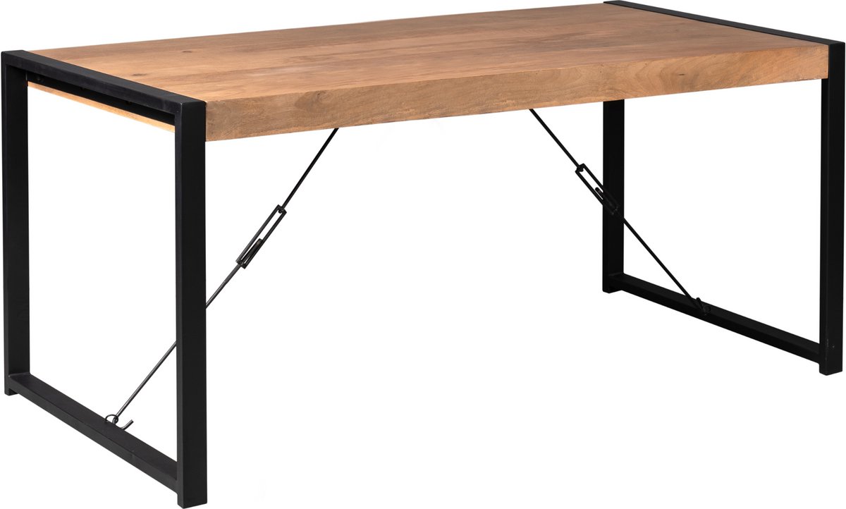 Meubels4nu - Eettafel Porto - Rechthoekig - Mangohout - 220x90 - U poten