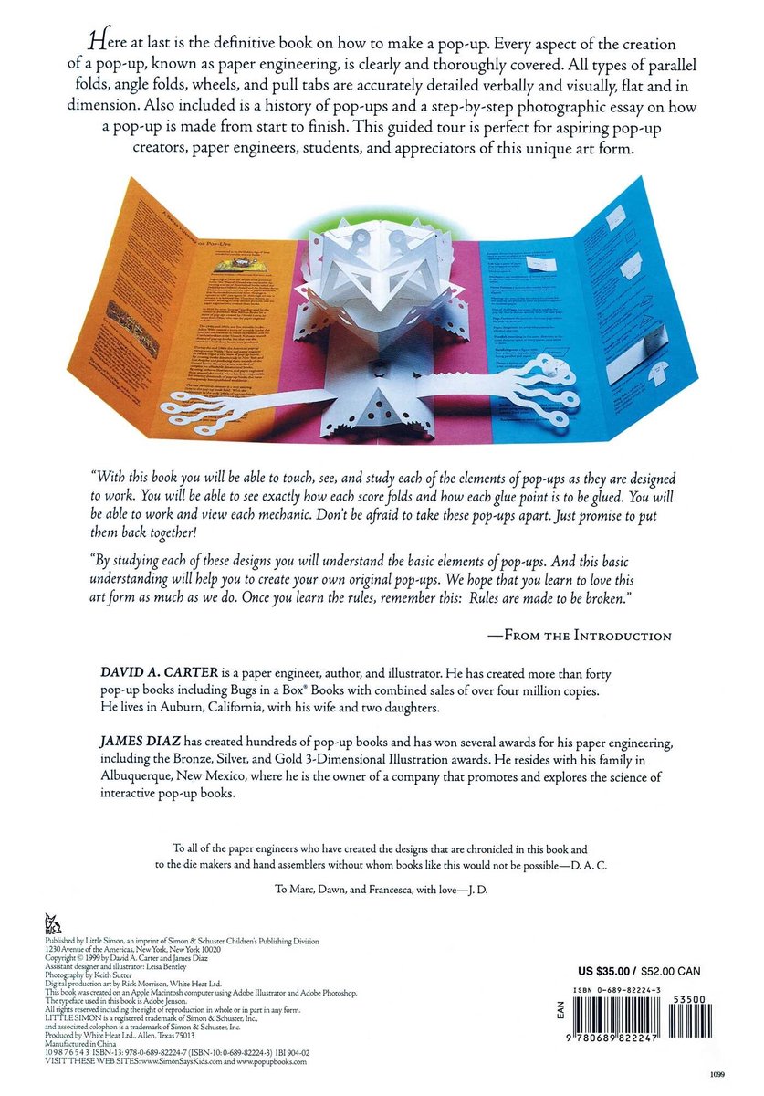 Elements of Pop Up - back cover