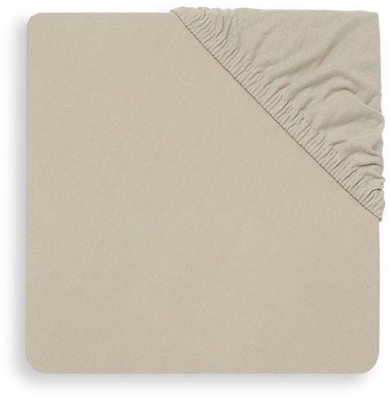 Jollein - Baby Hoeslaken Boxmatras Jersey (Nougat) - Katoen - Hoeslaken Box - 75x95cm