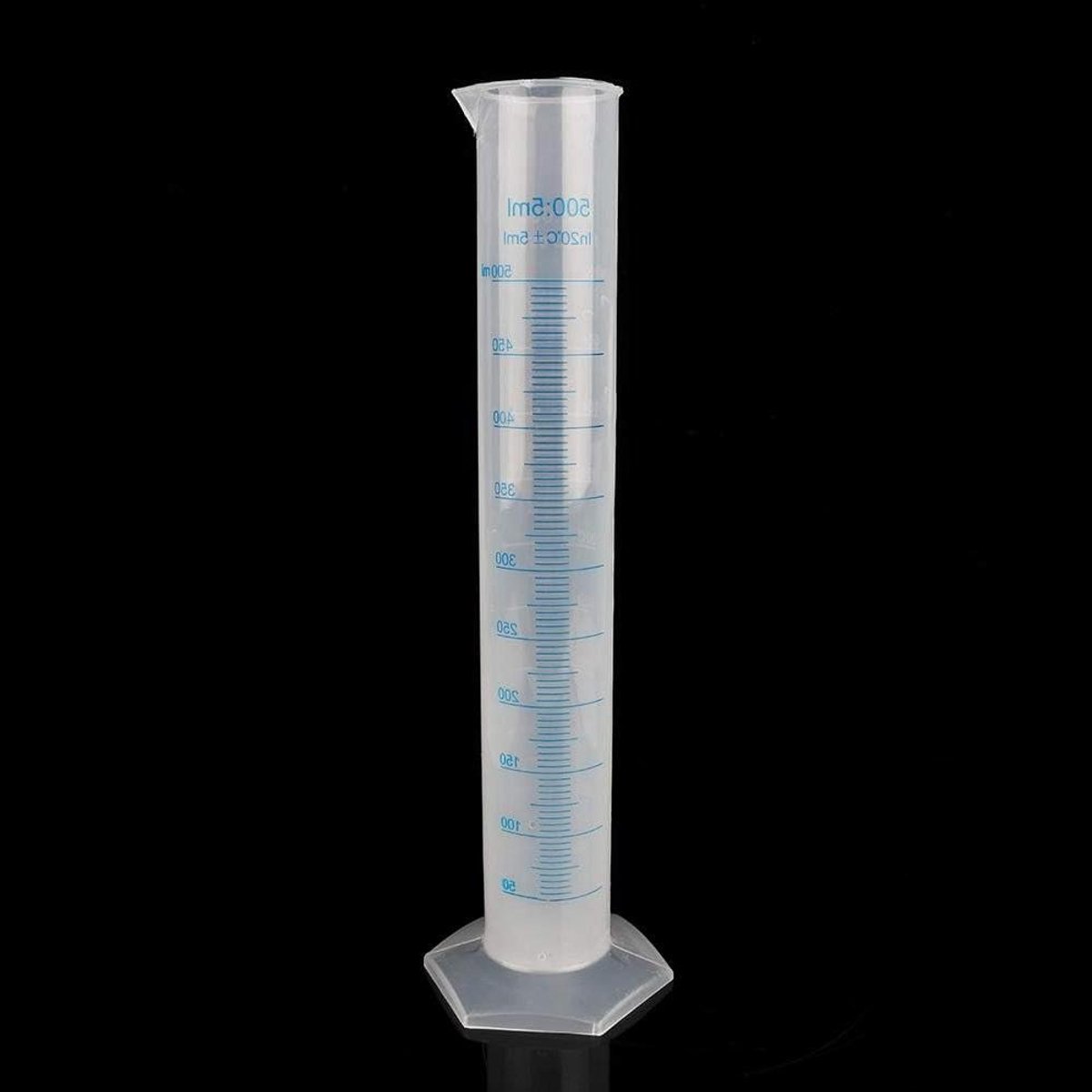 TTGoods - Cilinder 500ml voor Laboratoriumtestbuis - Gegradeerd - Hete proef - Vloeibuis
