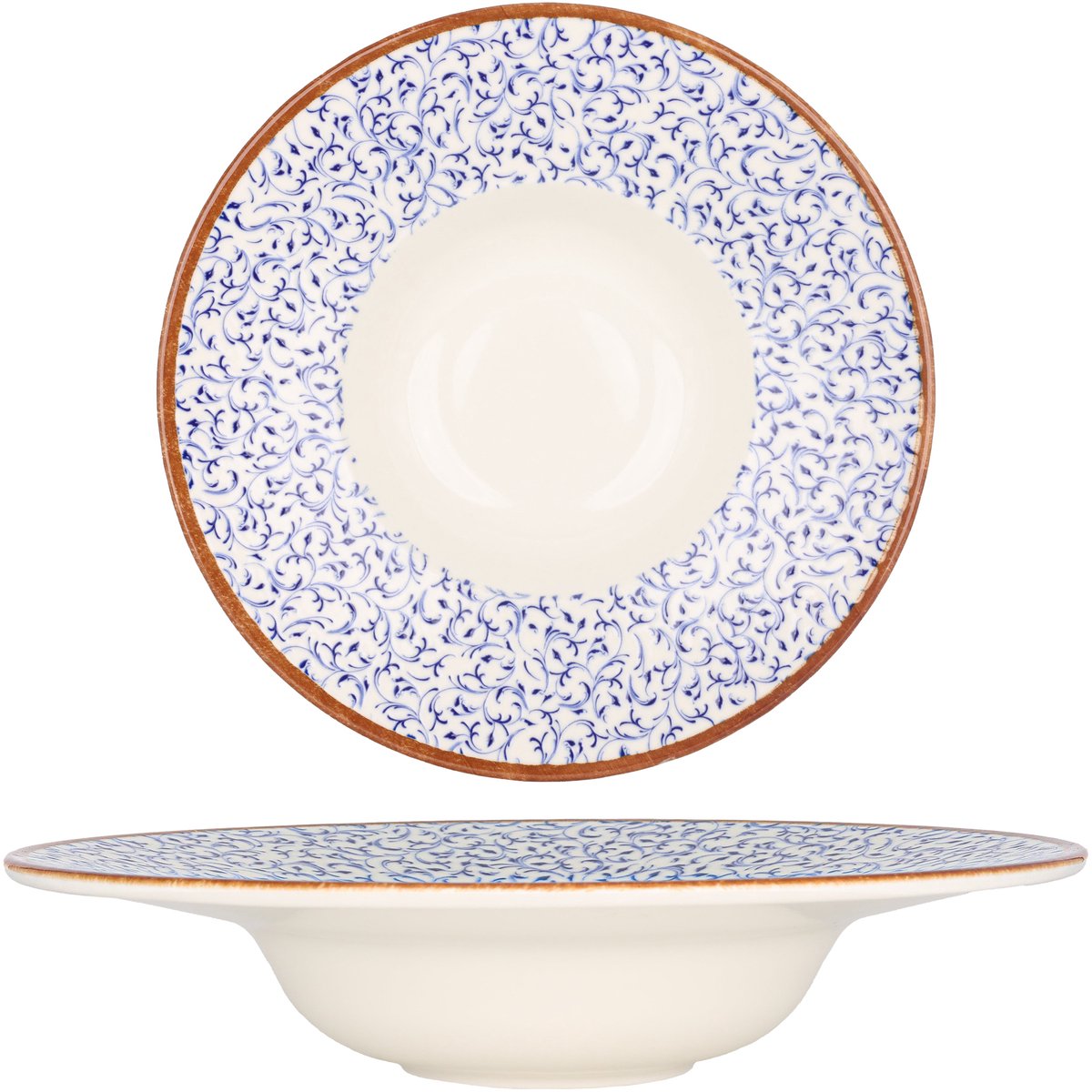 By Bone Pastabord - Edera - Porselein - 28 cm (480cc) - set van 2