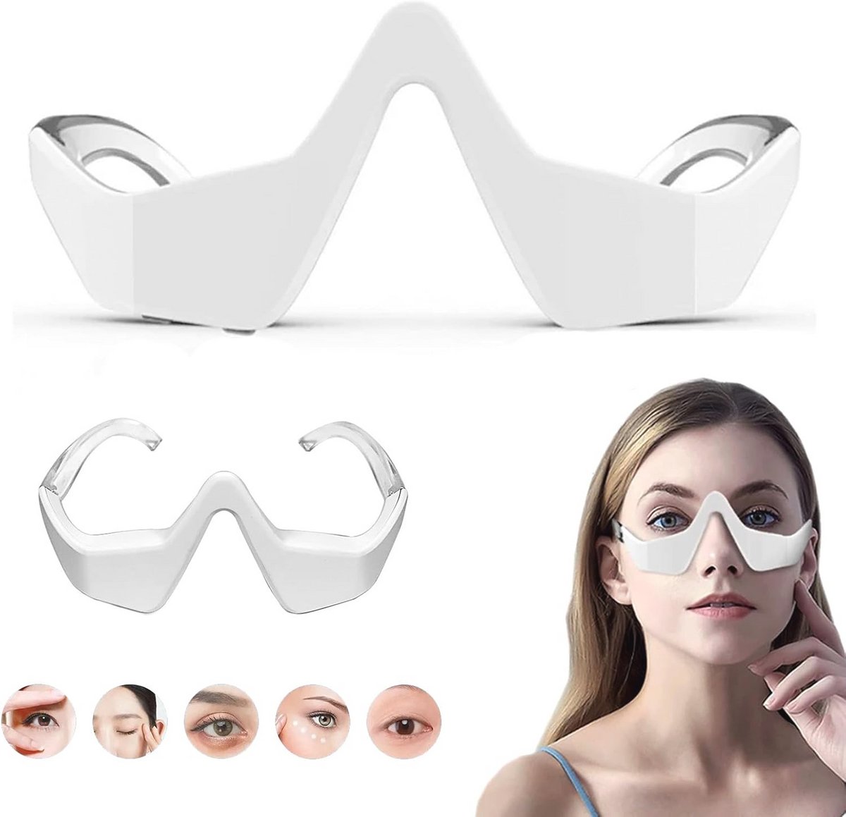Oogmassageapparaat voor Vermoeide Ogen - 3D Compressie en Elektrische Massage voor Donkere Kringen en Stressverlichting