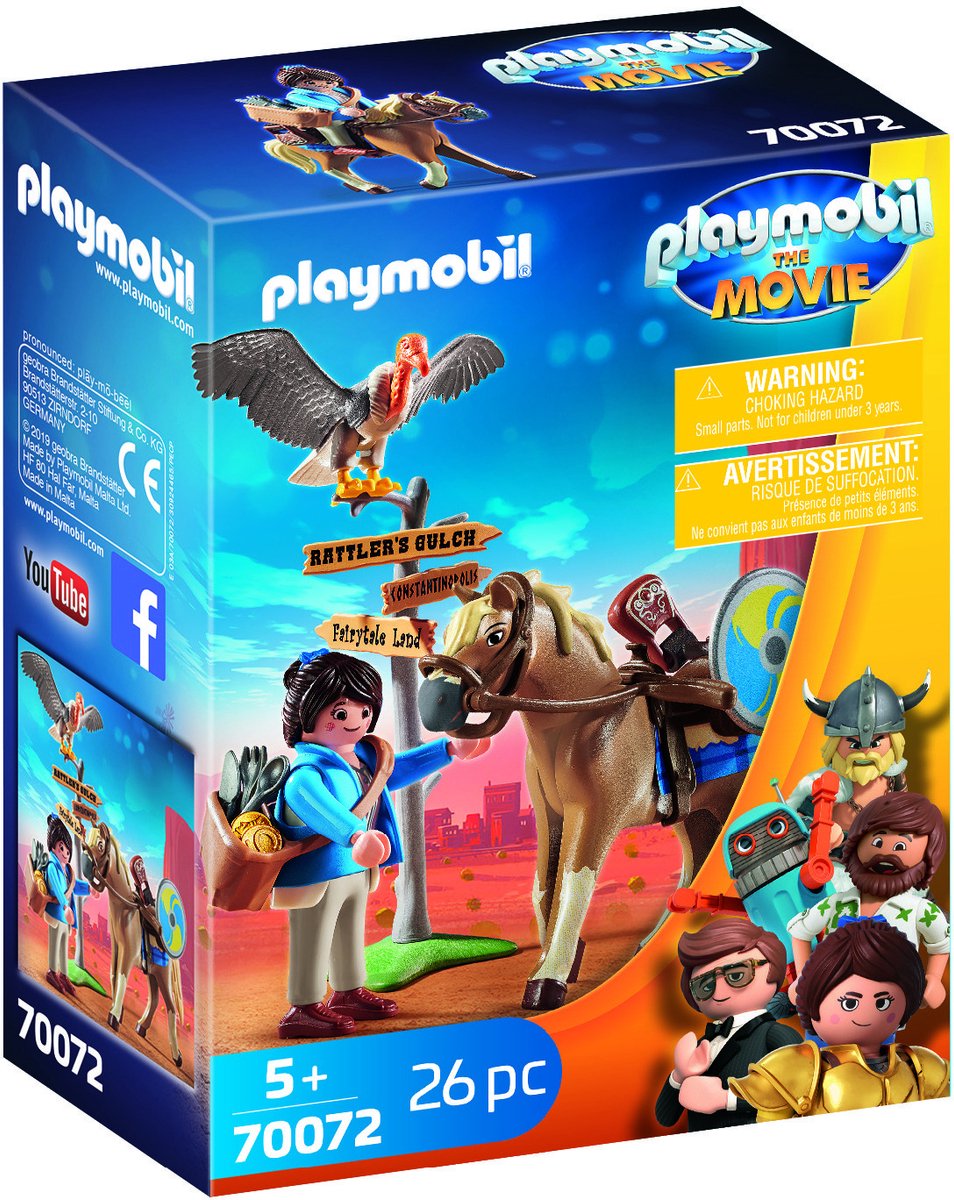PLAYMOBIL: THE MOVIE Marla met paard - 70072