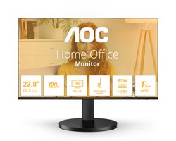 AOC 24B3CF2 - Full HD USB-C Monitor - 65w - 100hz - 1ms - FreeSync - Speakers - 24 inch