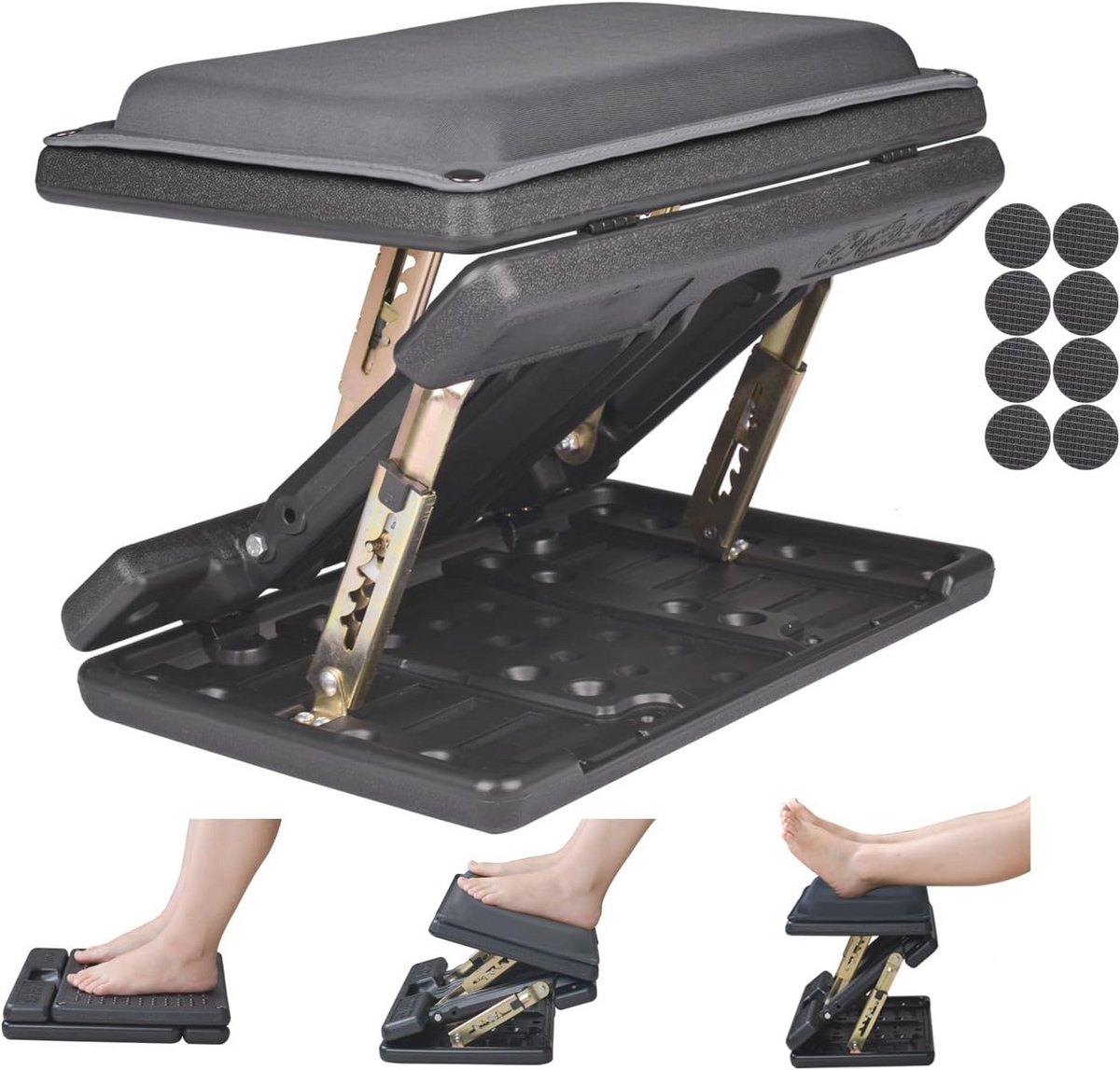 Ergonomische Voetsteun voor Onder Bureau - Verstelbaar en Opvouwbaar