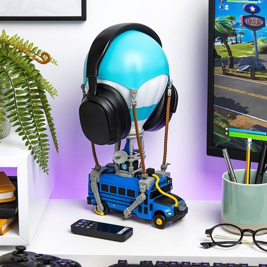 Fortnite Battle Bus Diorama Light - Officieel Gelicentieerde Kleurveranderende Gaming Lamp met Koptelefoonhouder- Paladone van Paladone — afbeelding 3