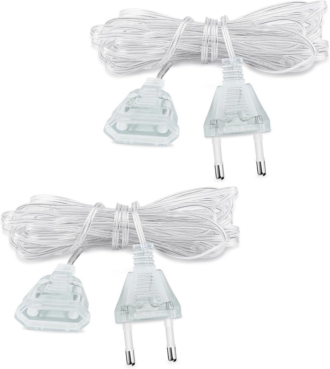 Verlengkabel 5m - Plat, Dun, Ideaal voor Led-verlichting en Buitengebruik