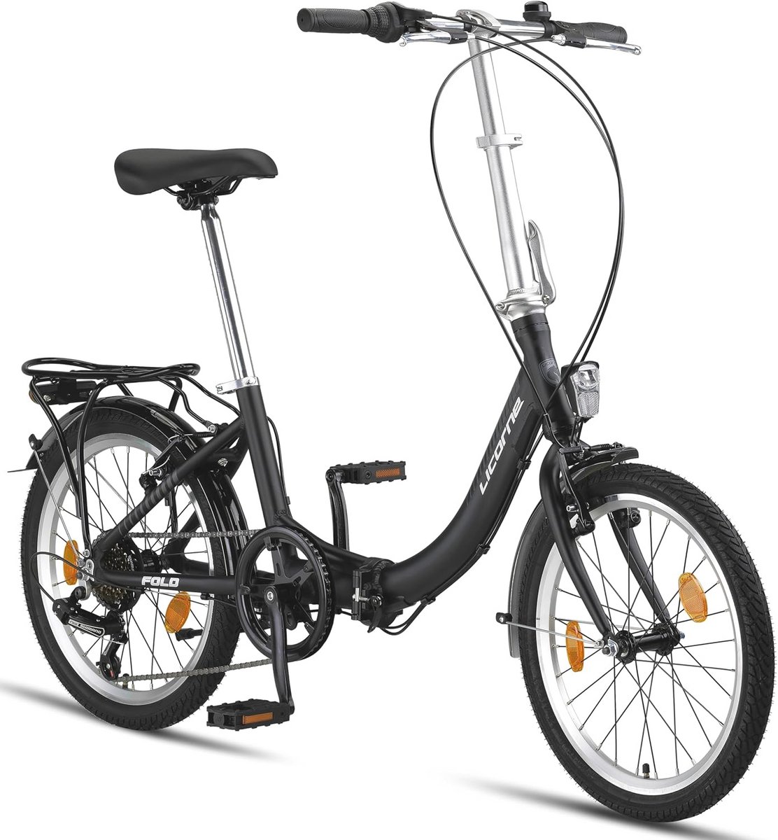 Vouwfiets Aluminium 6 Versnellingen Met Remmen Voor Stad