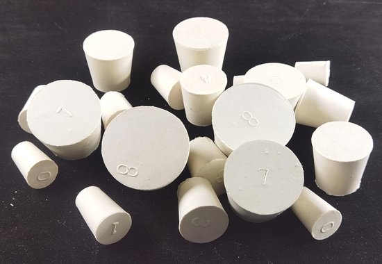 Rubberen Stoppen Set van 22 met Maten van 8mm tot 42mm voor Ballonflessen en Watertanks van Merkloos — afbeelding 5