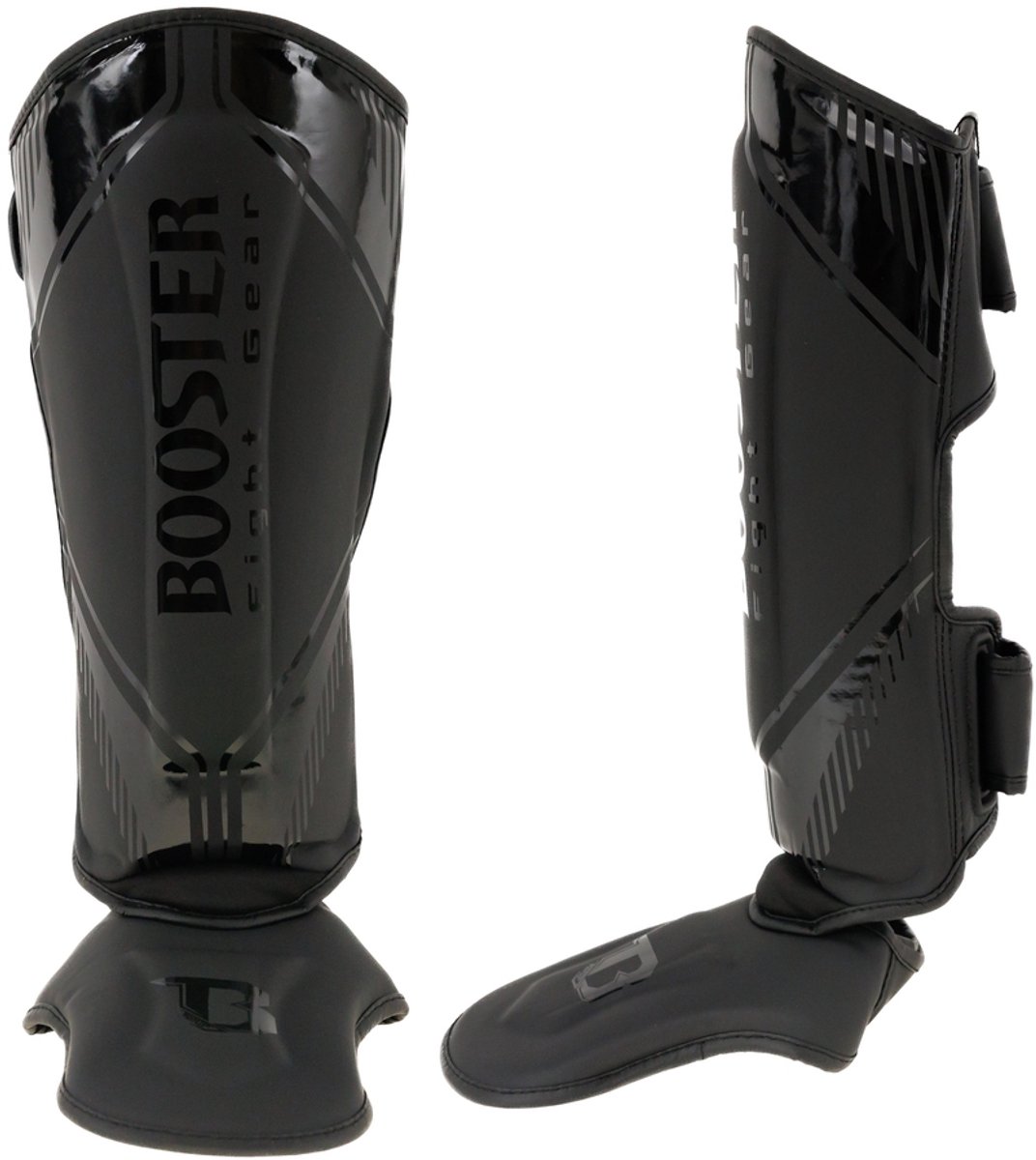 Booster Bangkok Series 5 - Scheenbeschermers kickboksen - S - Navy / Zwart
