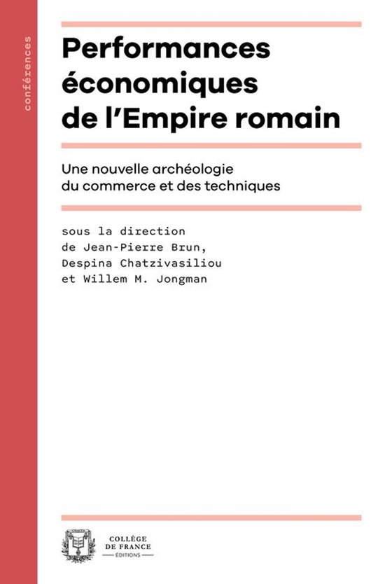 Conférences - Performances économiques de l’Empire romai ... - cover