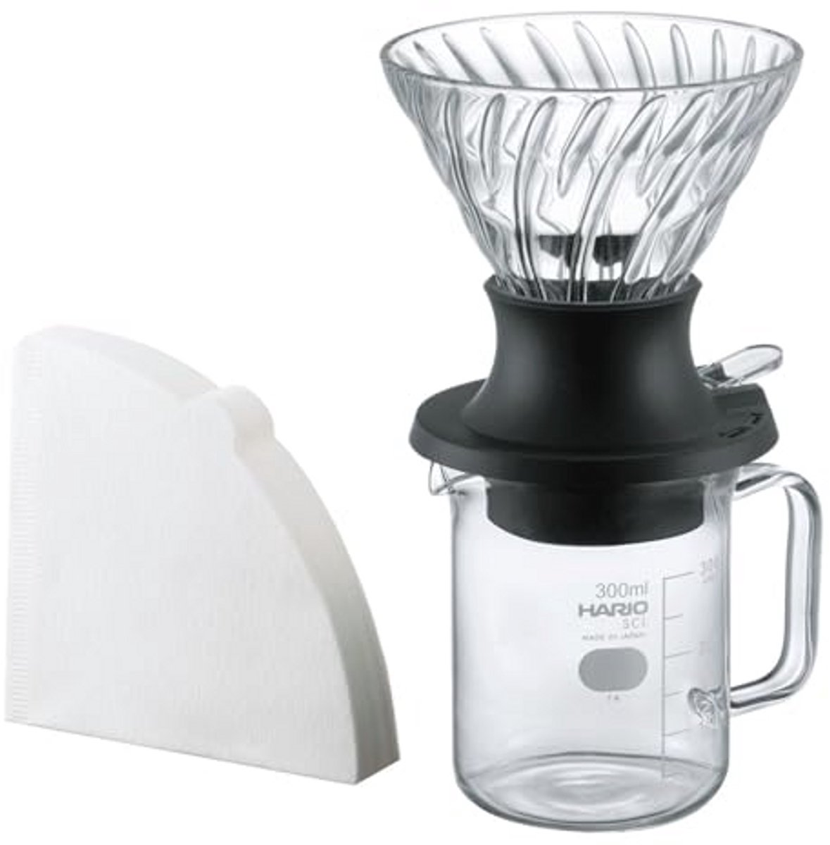Start-Stop Dripper Set 200ml Handfilter Koffiezetapparaat