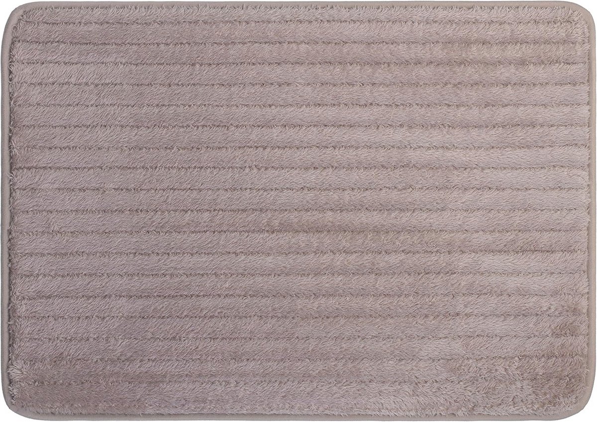 Taupe Microvezel Badmat 50x70 cm | Luxe Douchemat | Waterabsorberend en Stijlvol