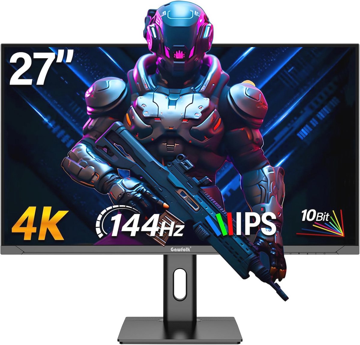 27 Inch 4K Gaming Monitor met 144Hz - PC Scherm voor Thuis en Kantoor