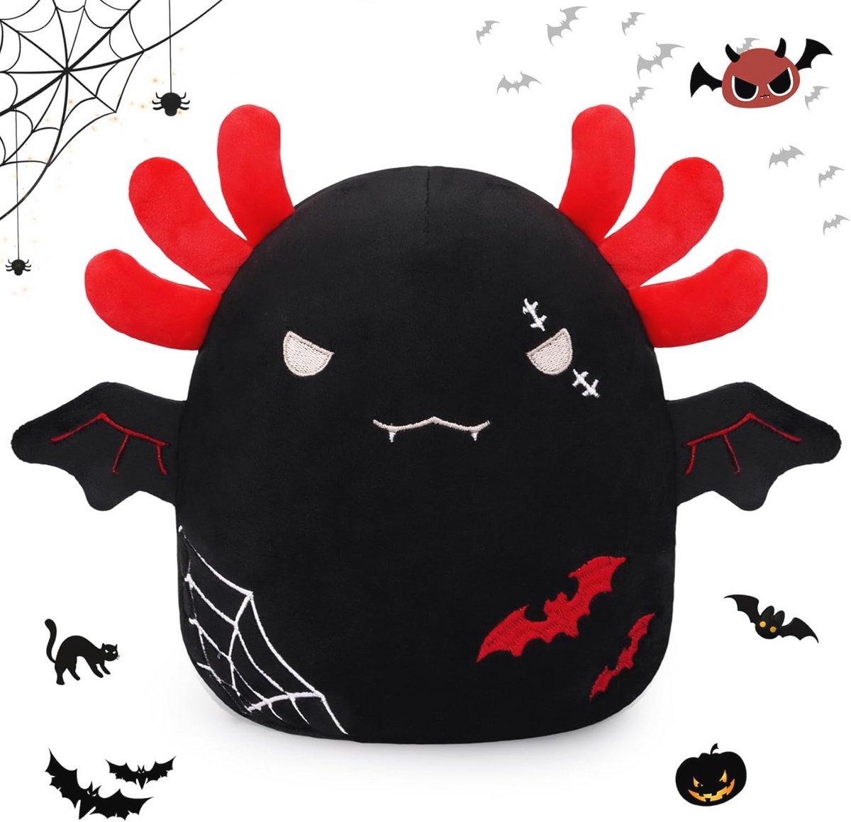 Pluche Halloween Kat en Pompoen - Speelgoed voor Kinderen