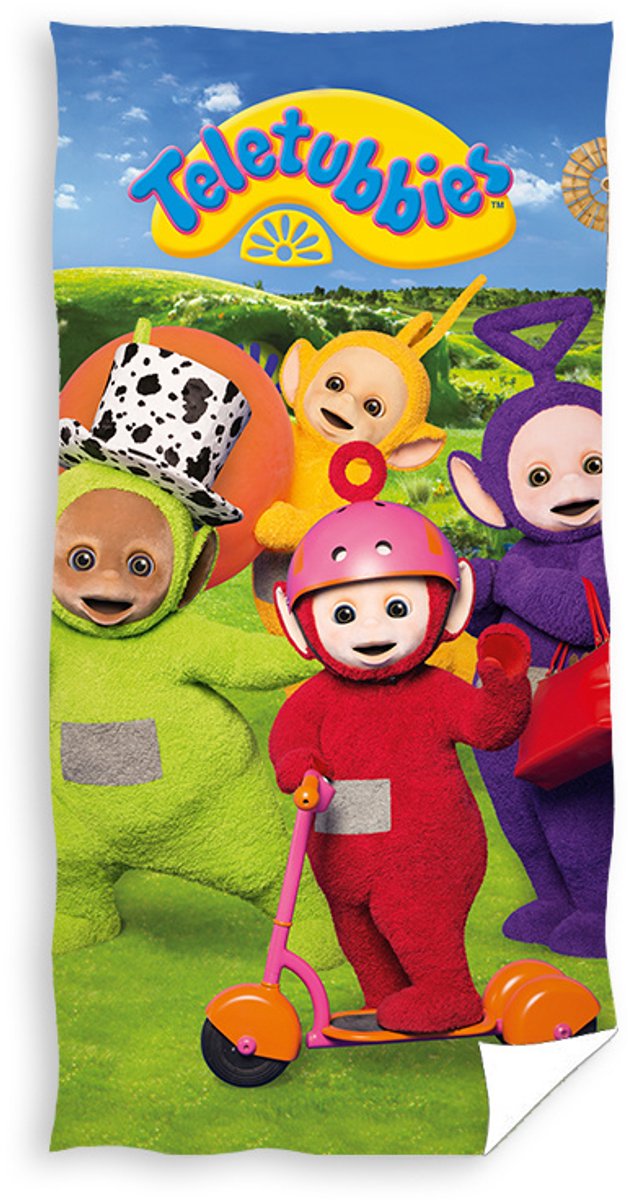 Teletubbies Strandlaken Happy - 70 x 140 cm - Katoen