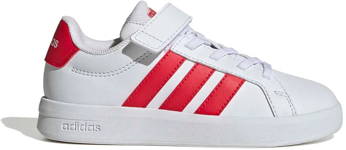 Adidas Grand Court 3.0 Gymnastikskor För Barn Wit EU 28 1/2 Jongens,Meisjes Ftwr White / Pure Ruby / Pure Ruby