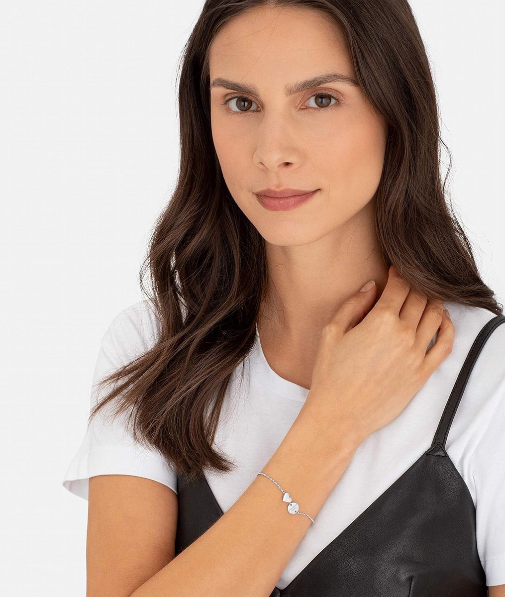 Dames armband in roestvrij staal met goudkleurige afwerking, minimalistisch en tijdloos