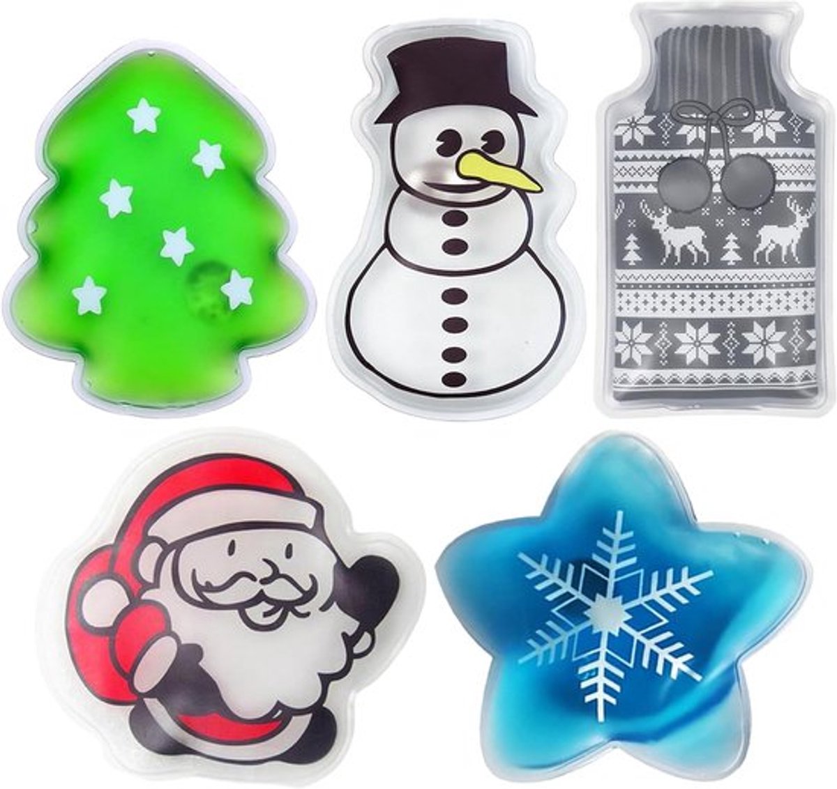 Kerstthema Handwarmers Zakwarmers Warmtekussen voor Warme Vingers in Herfst en Winter (4 stuks)