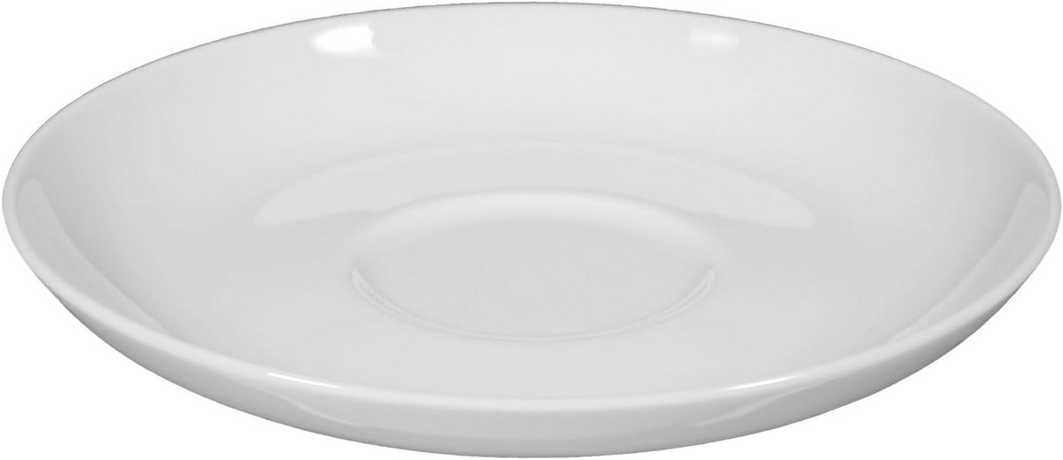 Porseleinen schoteltje wit 14,5 cm