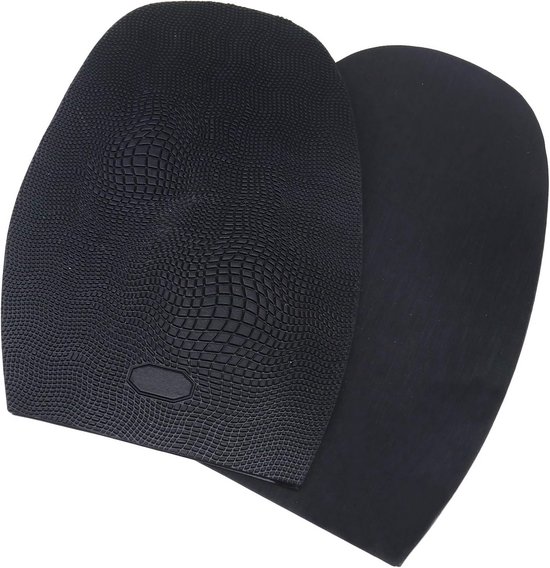 Schoenbodem Volledige Zolen Reparatie Rubber Antislip Schoenbodem Reparatiematerialen Schoenzoolbeschermer Vervanging voor Sneaker (Zwart