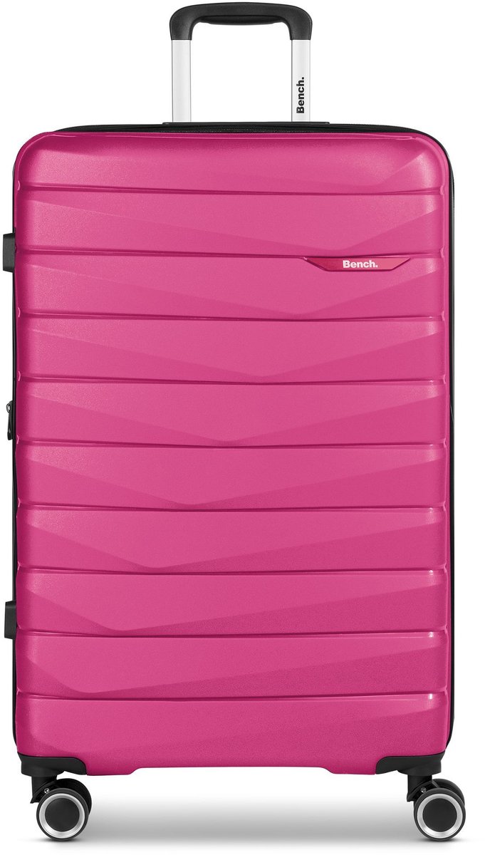Bench Paris 4 wielen Trolley L 76 cm met uitbreidingsplooi - Harde bagage - TSA slot - arctic-pink