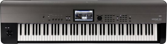 KORGシンセサイザーKROME EX 88 KORG KROME EX 88 Synthesizer – 88 gewogen toetsen, uitgebreide EDM