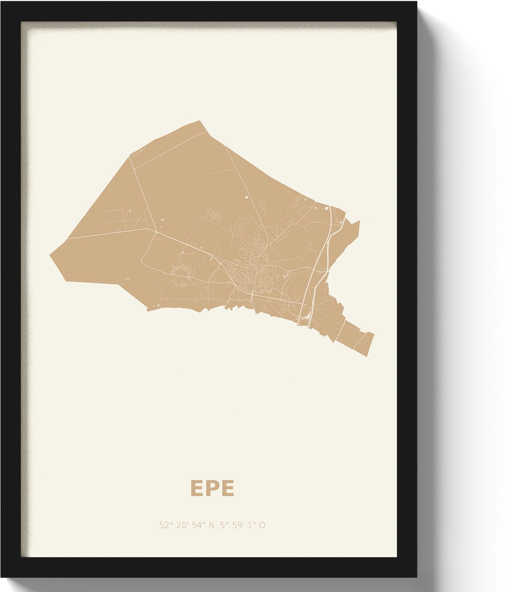 Poster Epe A3 - 30 x 42 cm - Beige (Exclusief Lijst)