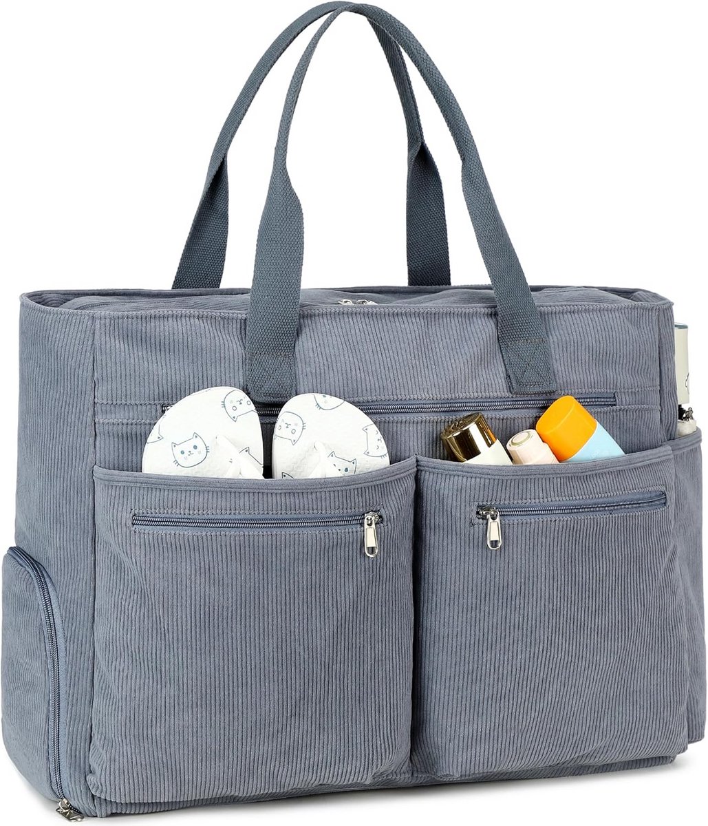 XXL Strandtas Waterdicht Schouderhoes met Schoenvak 56x40x20 cm