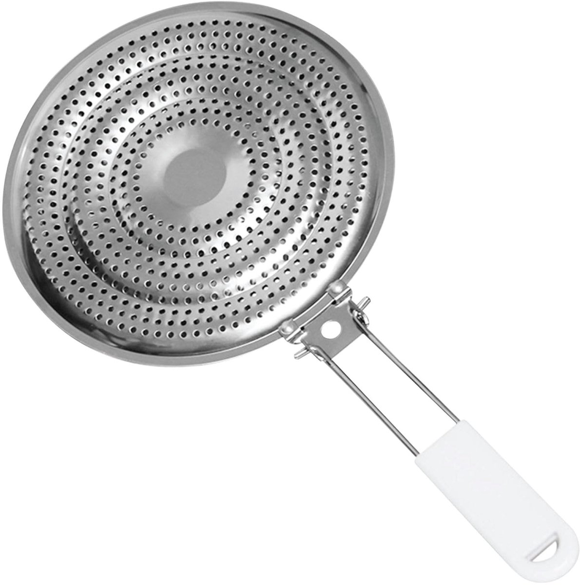 Gigicial Dubbellaagse pannenlap voor huishoudelijk gebruik - speciaal wokplateau - roestvrijstalen vlambeschermer - geschikt voor kleine pannen, geleidt en stabiliseert de warmte gelijkmatig - 1 stuk - geschikt voor keukens en inductiekookplaten