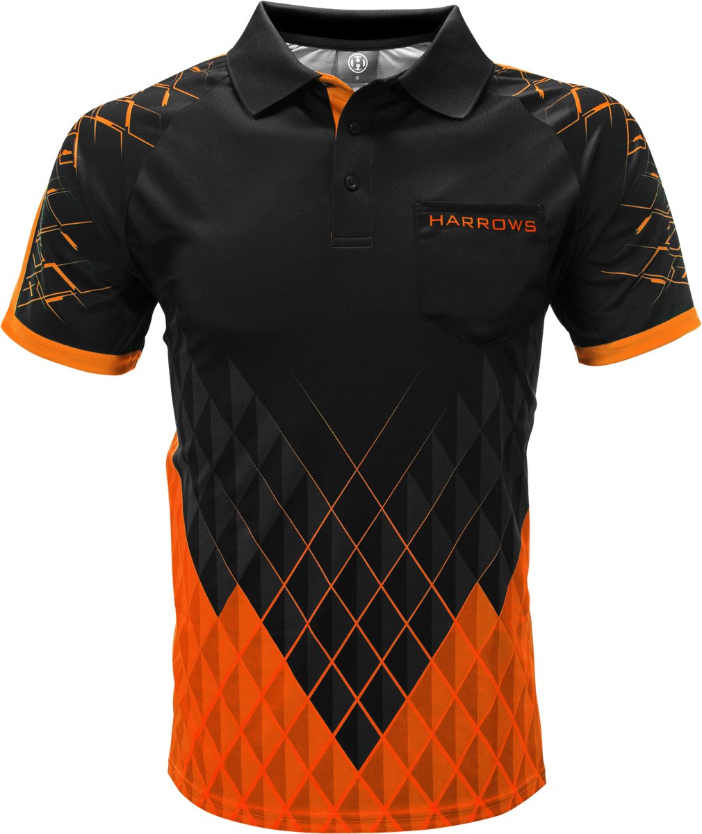 Harrows Paragon Dartshirt Orange - Dart Shirt L