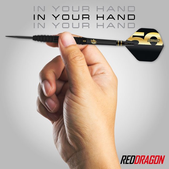 Red Dragon Jonny Clayton 50 Years Anniversary Limited Edition 90% - Dartpijlen van Merkloos — afbeelding 4