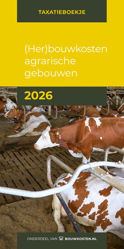 Taxatieboekje - (Her)bouwkosten agrarische gebouwen 2026 - cover