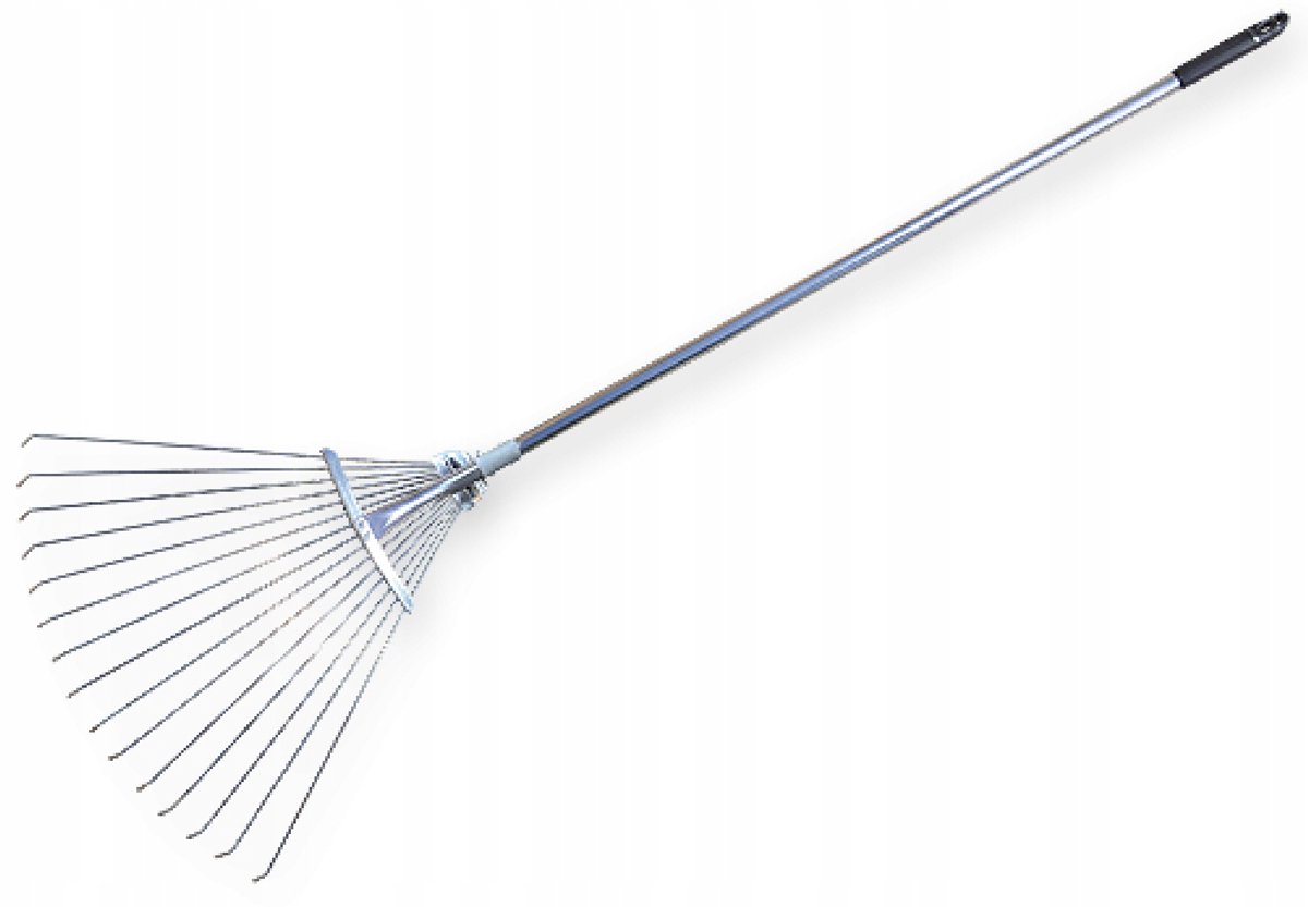 Verstelbare Metalen Bladhark 19-55cm - Lichtgewicht Aluminium