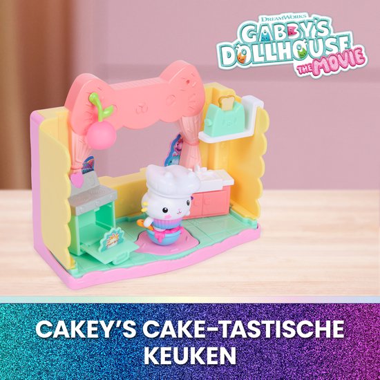 Gabby’s Poppenhuis De Film – Cakey’s Cake-tastische Keuken Speelset