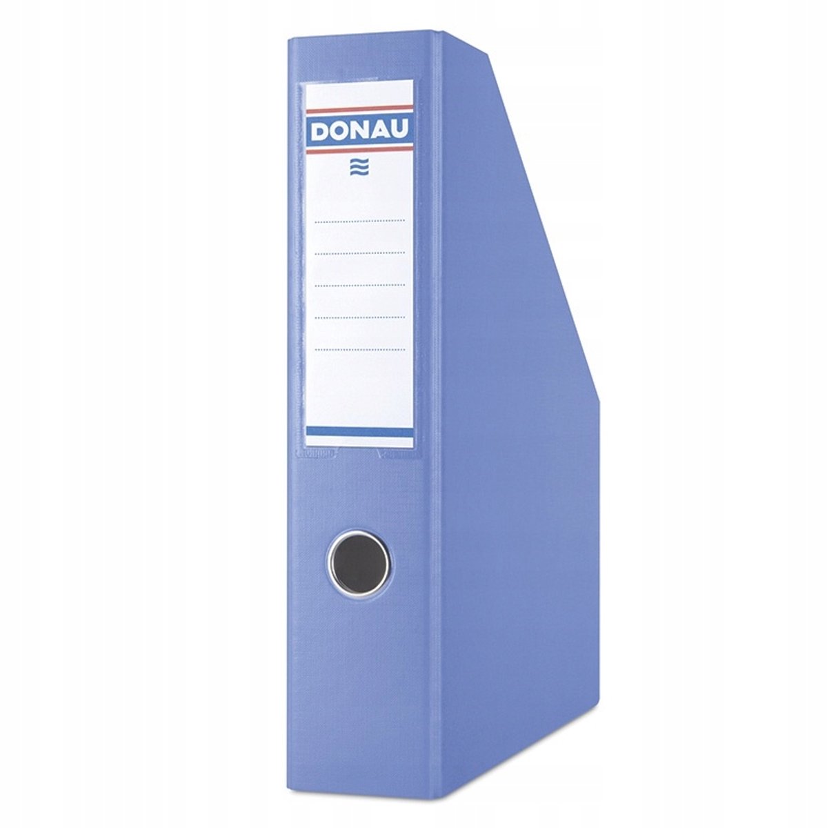 Donau Blauwe Tijdschriftenbak van Karton, Opvouwbaar (75mm)