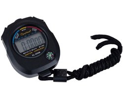 Stopwatch- Stopwatch spatwaterdicht Zwart