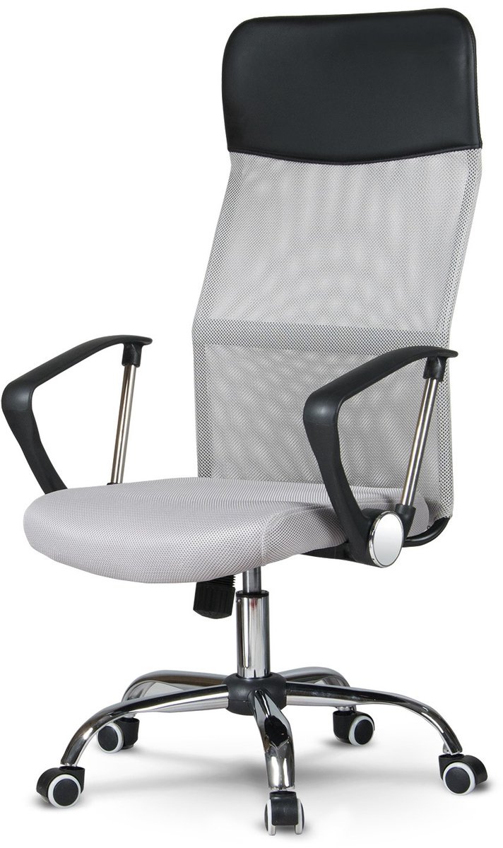 Grijze Ergonomische Bureaustoel - Sydney Design - Ademend